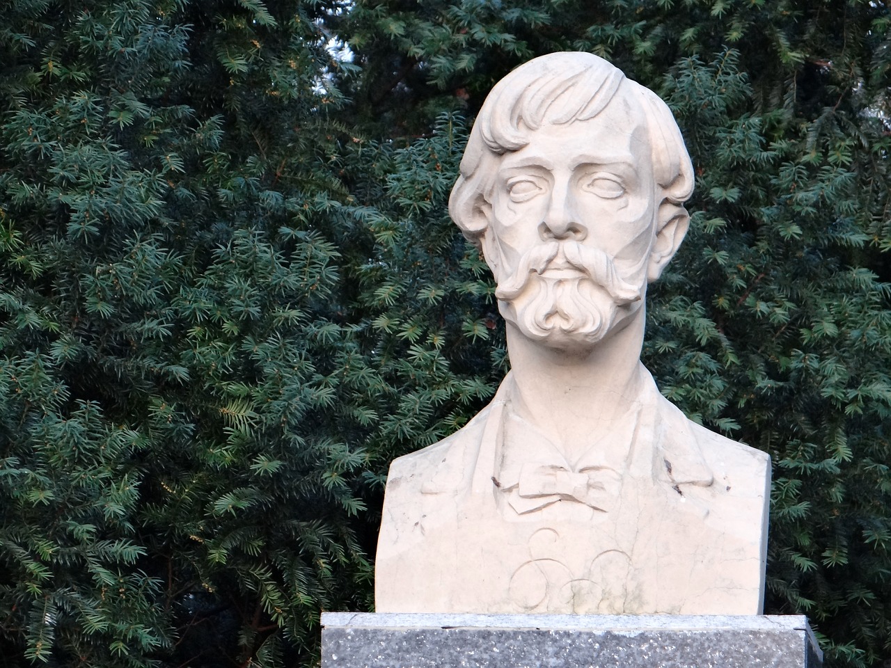 stanislav wyspianski bust monument free photo