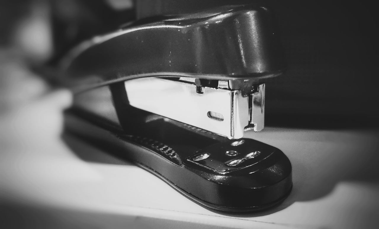 stapler tacker office free photo