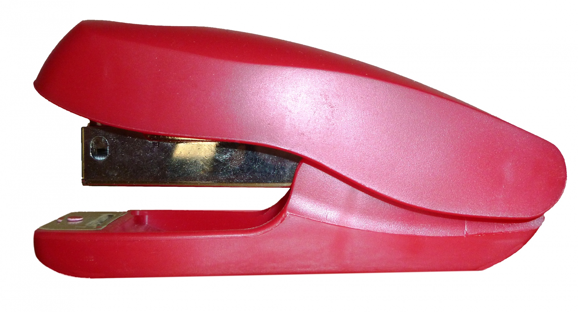 stapler red office equipment free photo