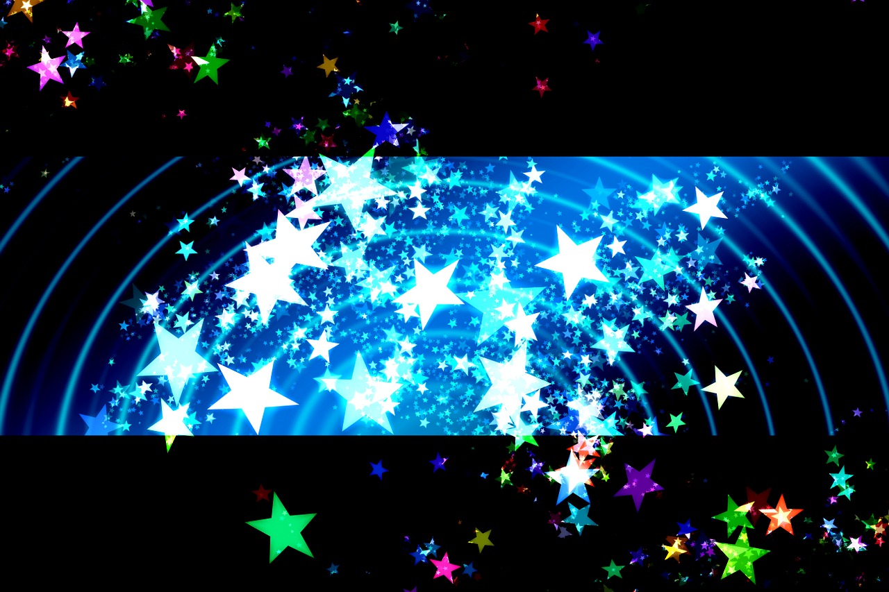 star abstract background free photo