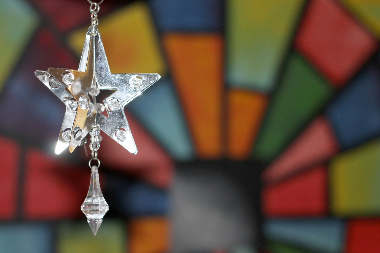 star christmas abstract free photo