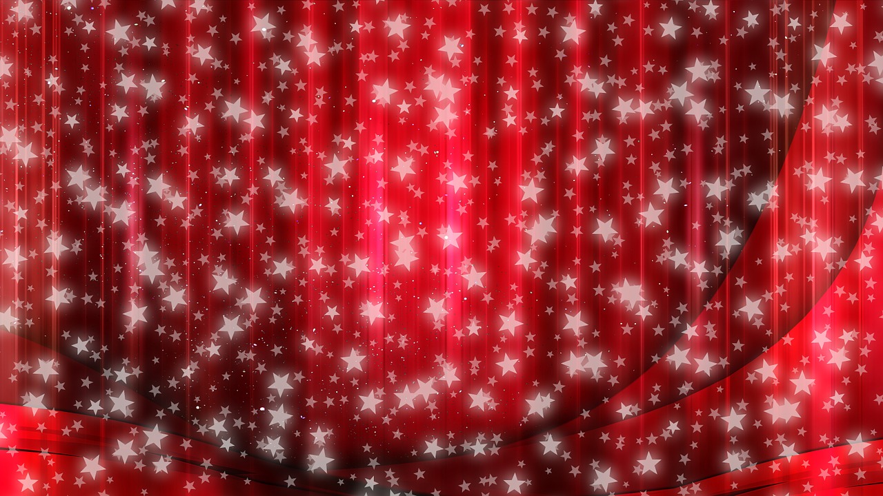 star christmas curtain free photo