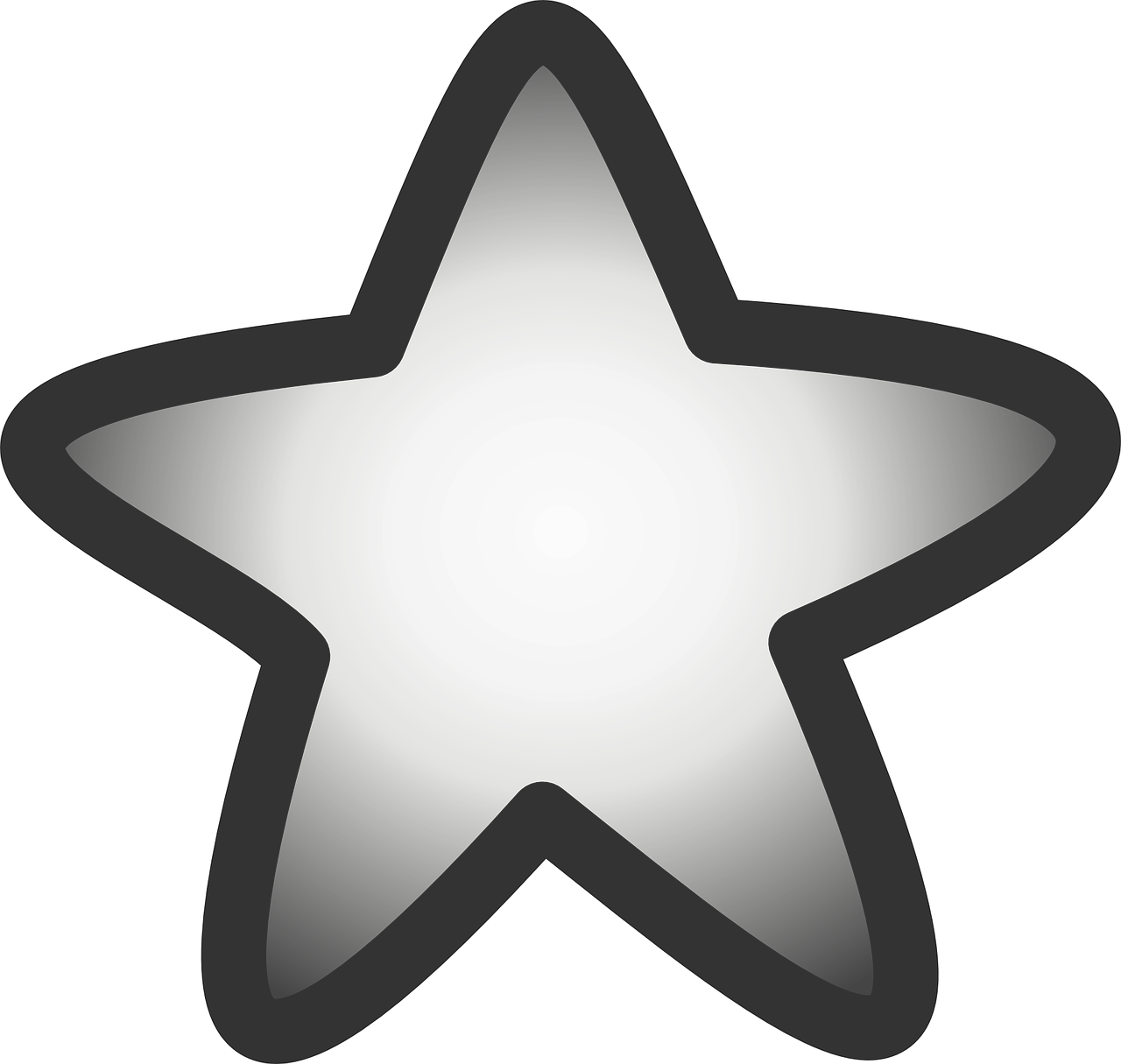 star gray symbol free photo