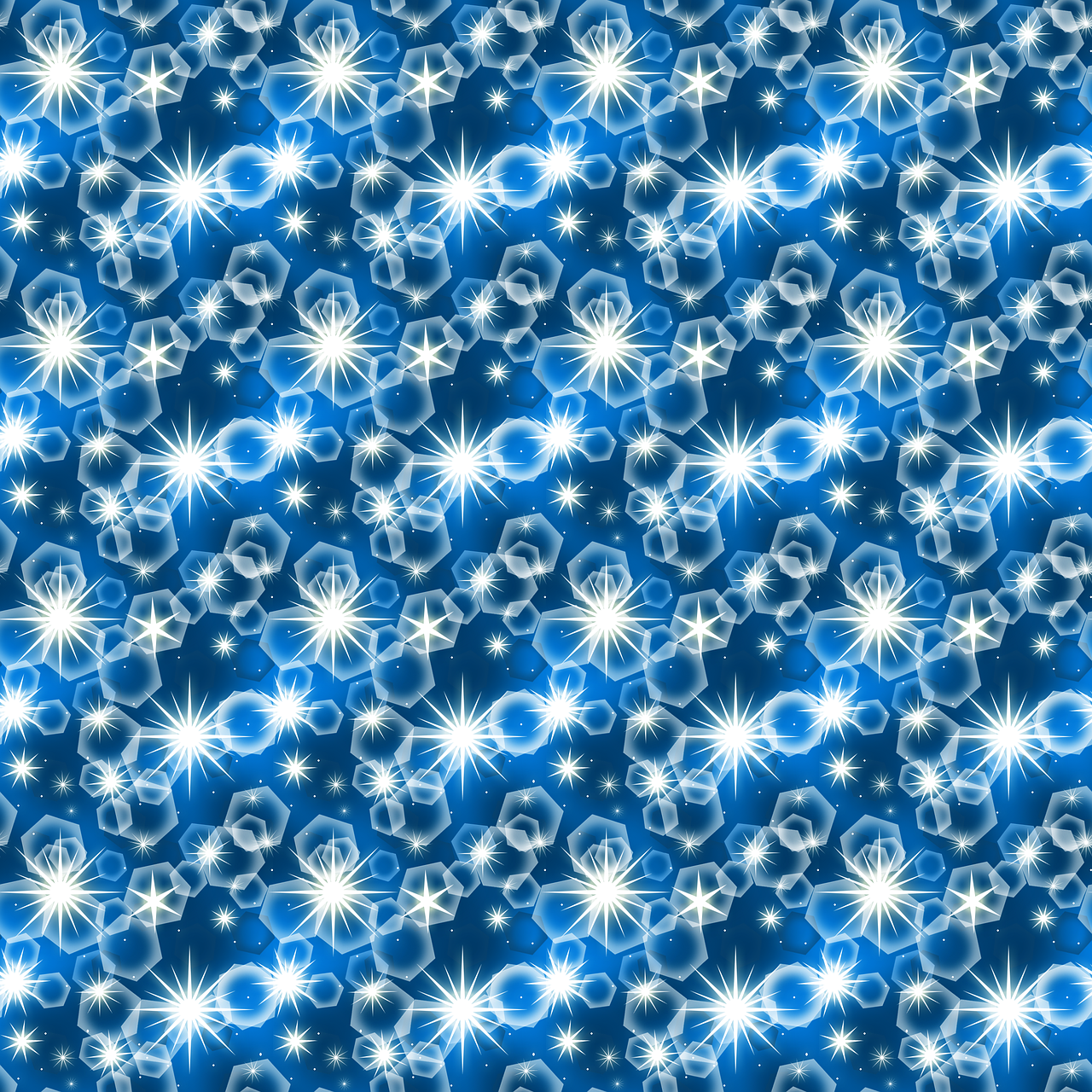 star hexagon blue free photo