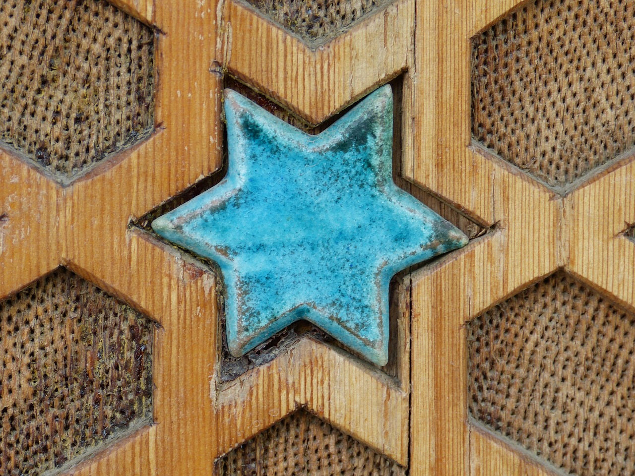 star turquoise ceramic free photo