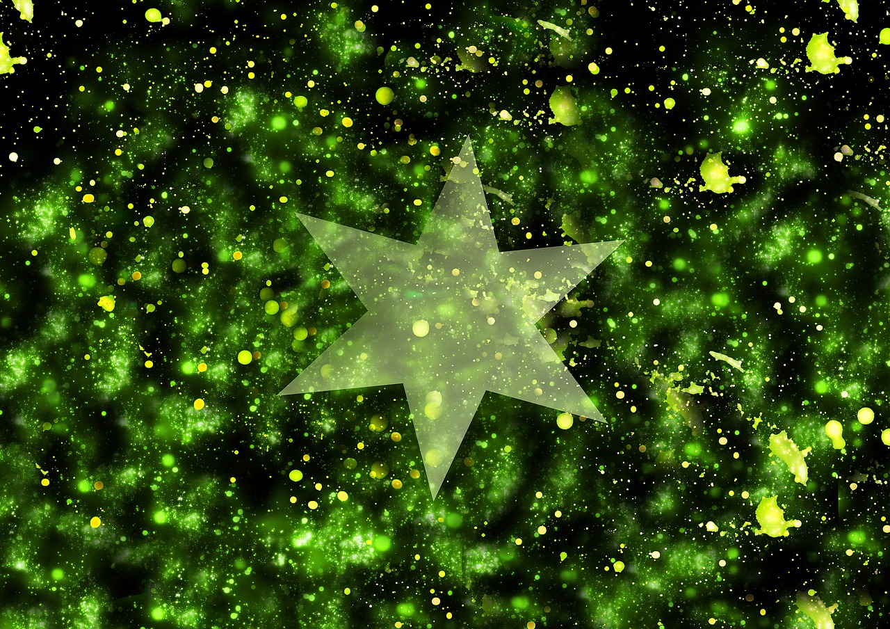 star blue star space free photo