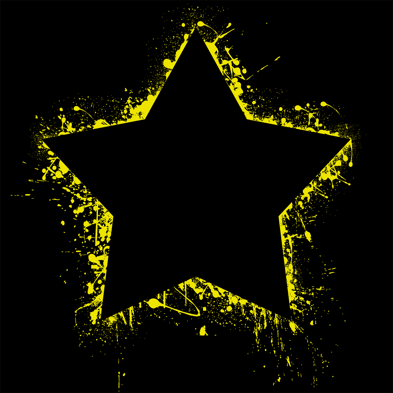 star yellow shines free photo