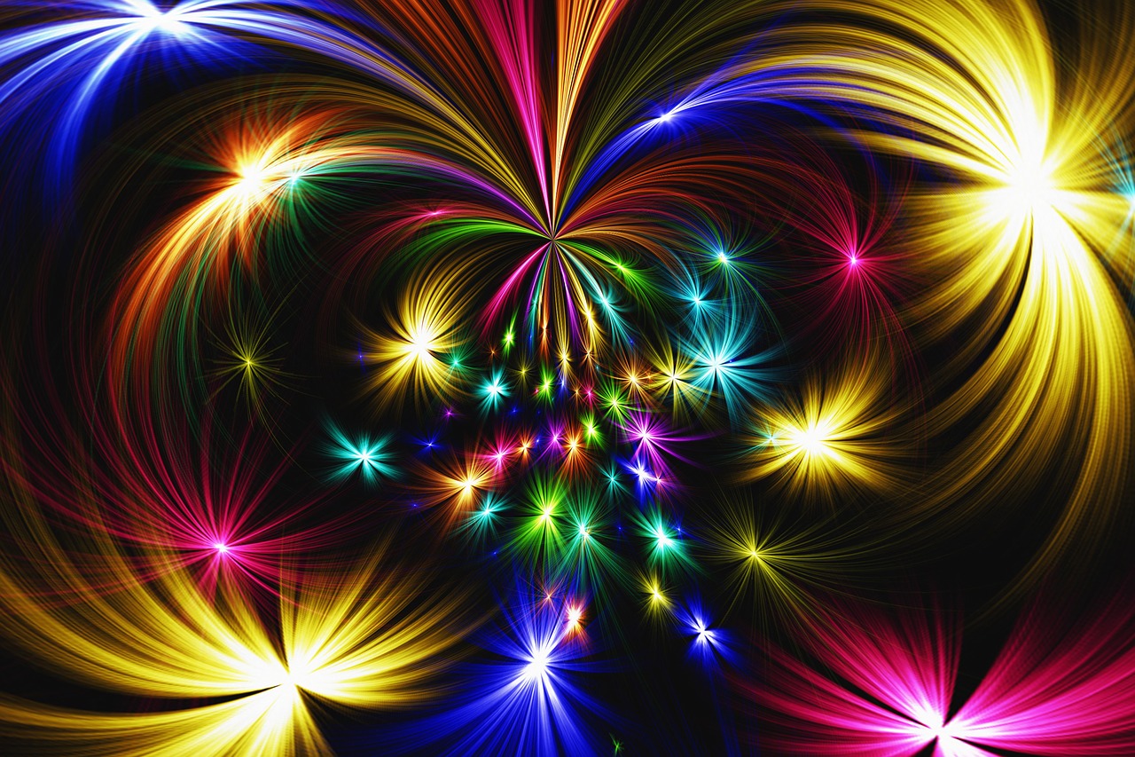 star abstract colorful free photo