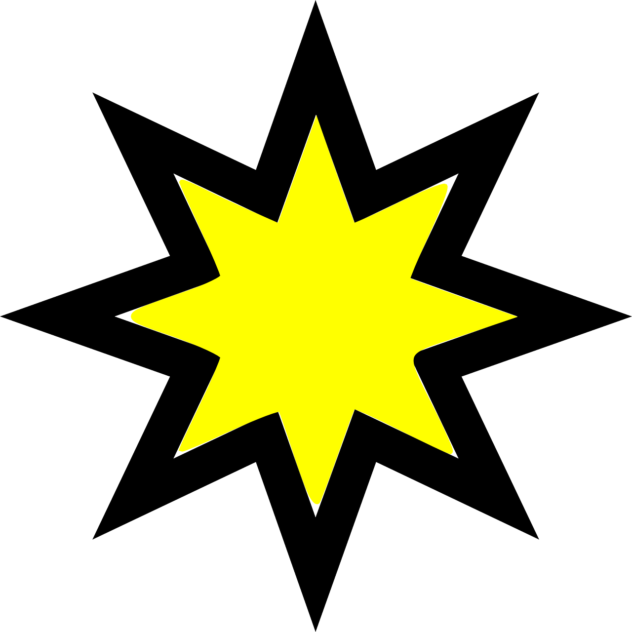 star yellow space free photo
