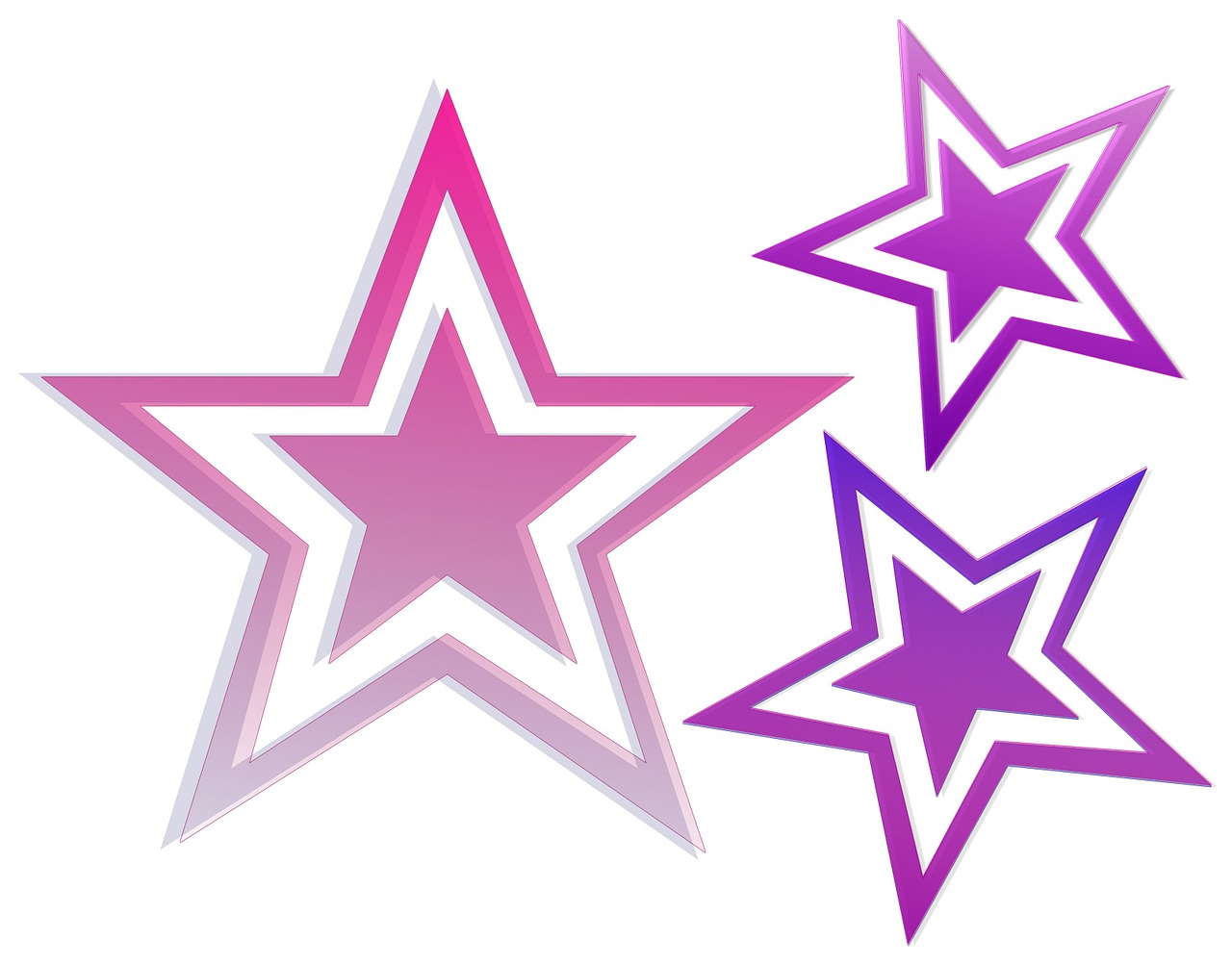 star pink purple free photo