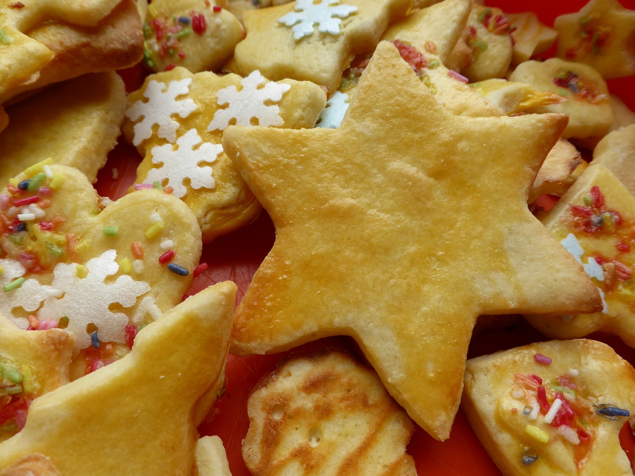 star christmas cookie free photo