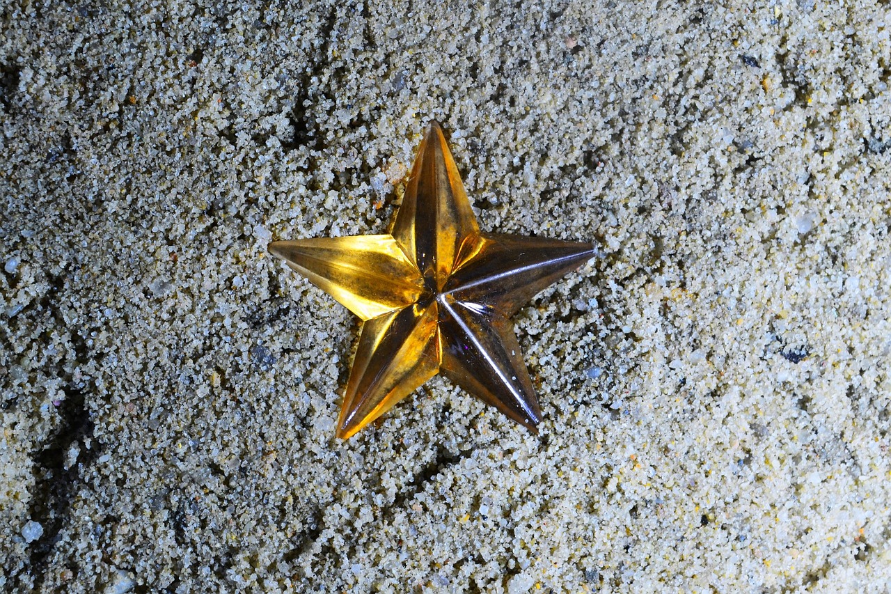 star yellow toy free photo