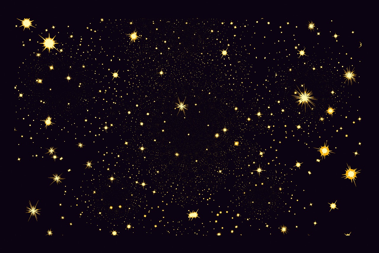 star sky graphic free photo