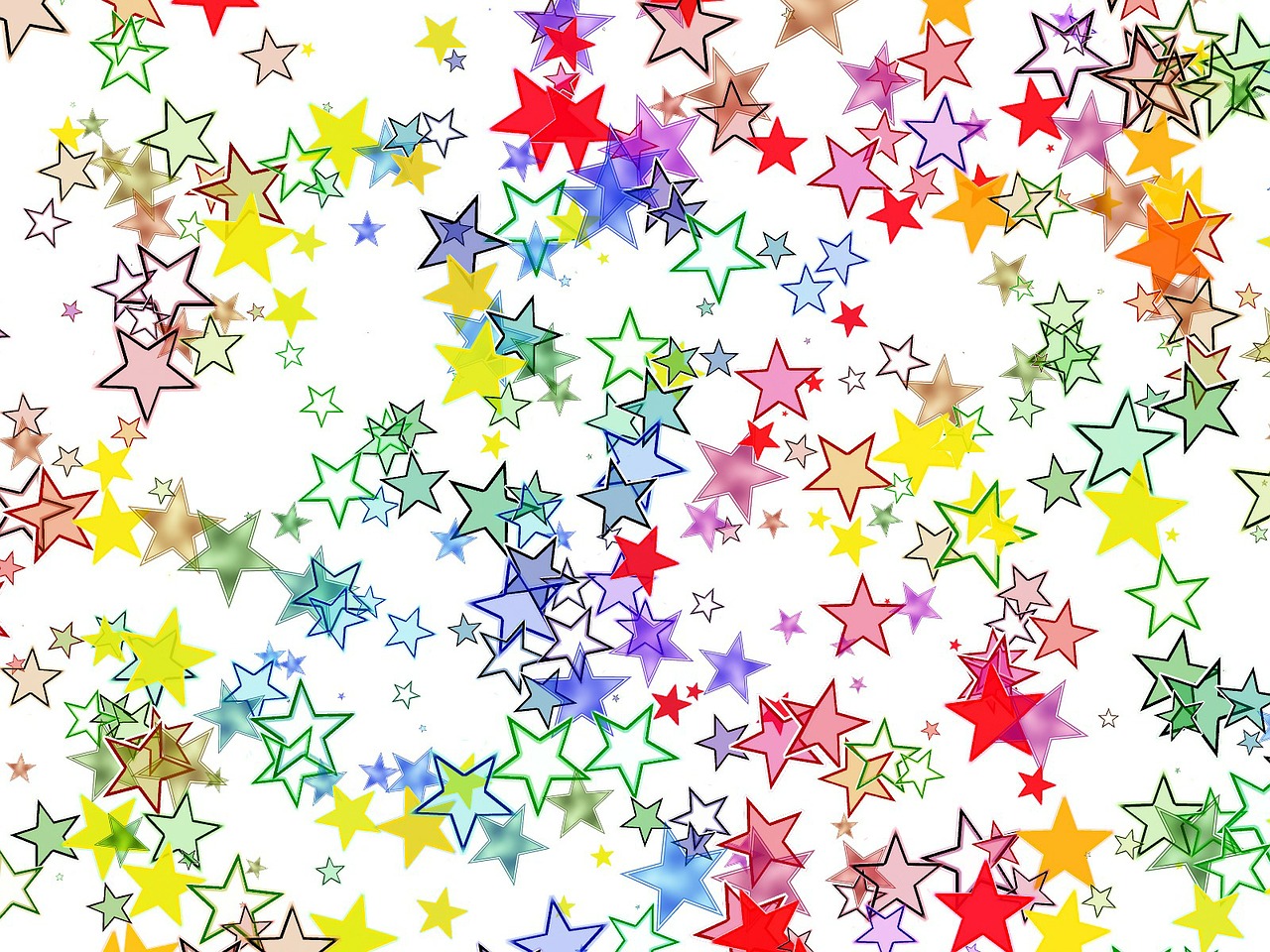 star colorful color free photo