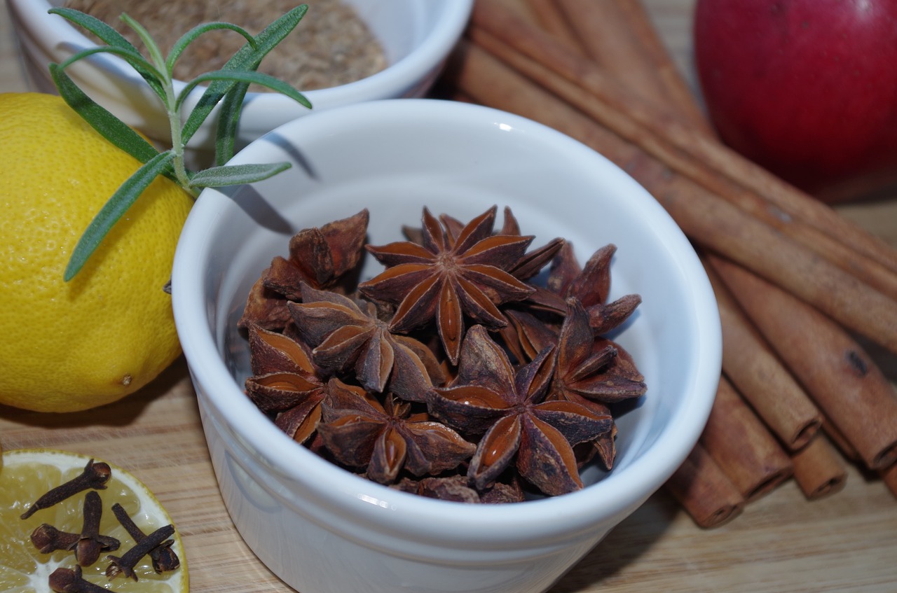 star anise pepper spices free photo