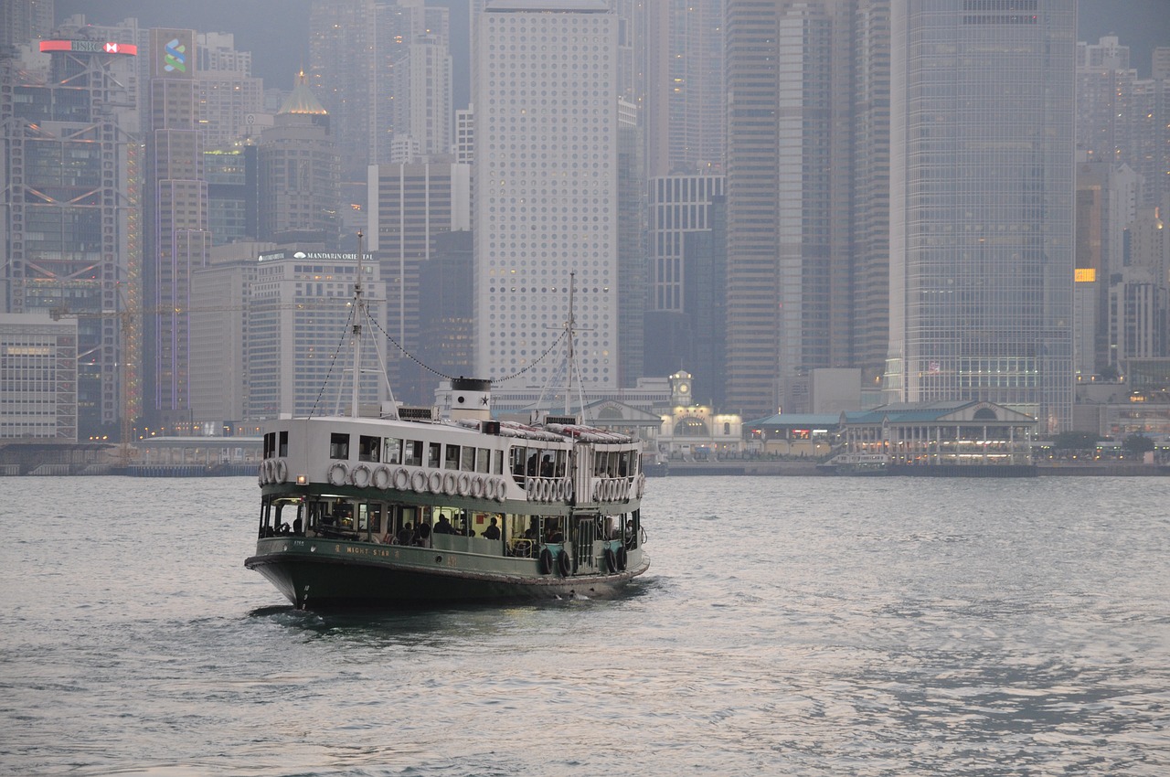 star ferry hong kong renowned transportation free photo