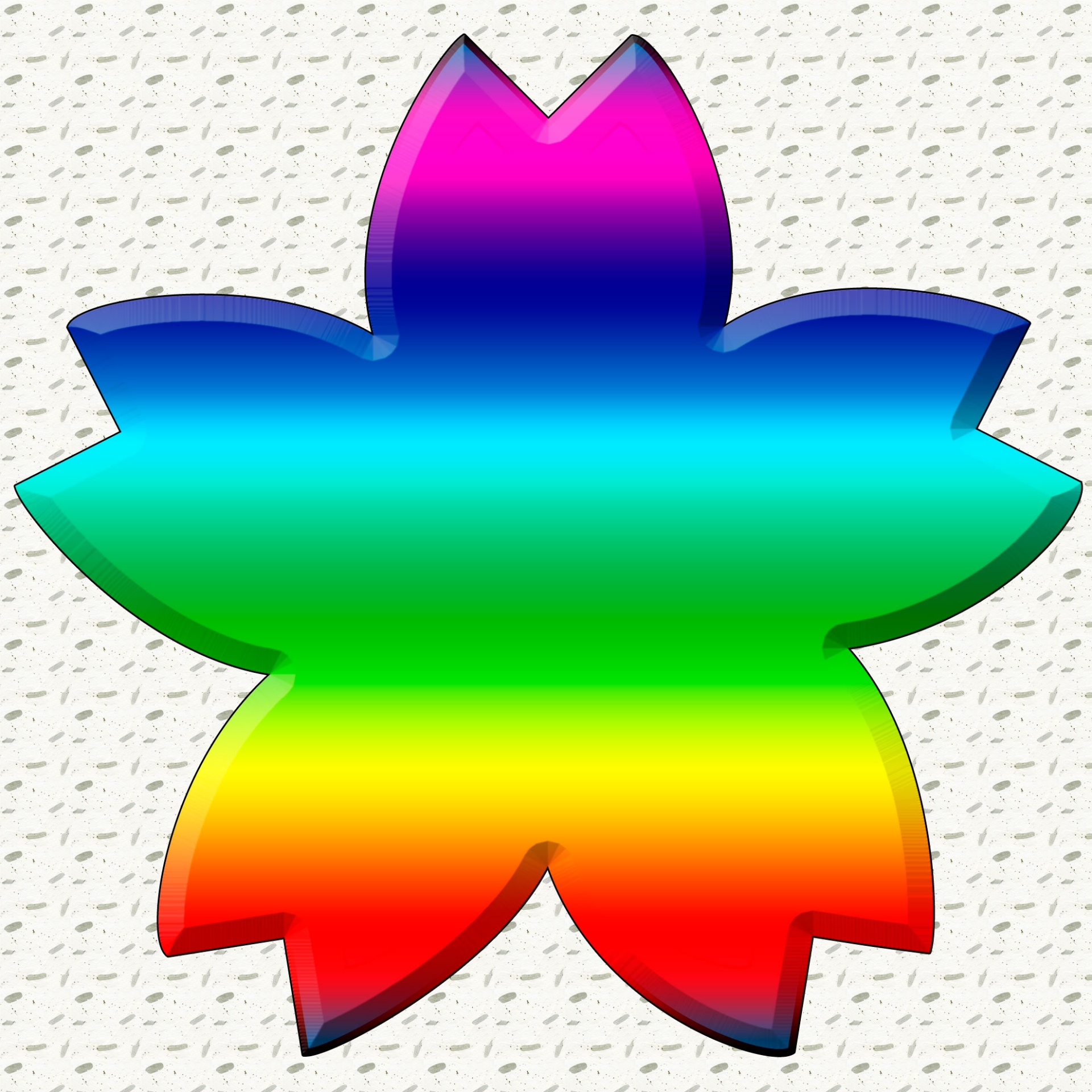 star flower rainbow star flower free photo