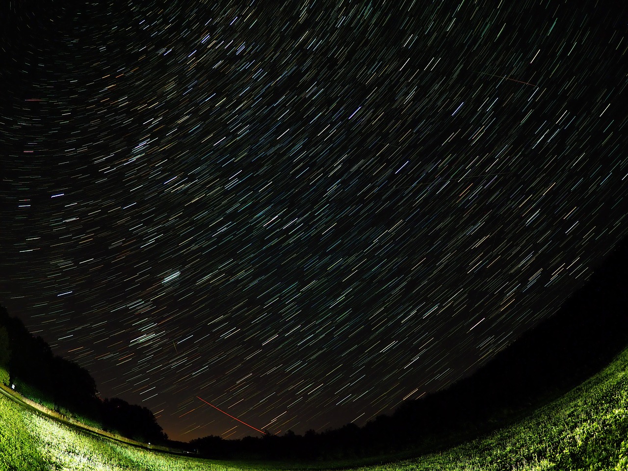 star trails  startrails  star free photo