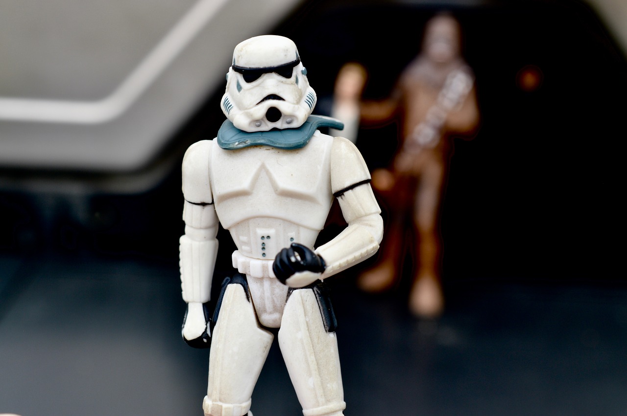 star wars storm trooper action figure free photo
