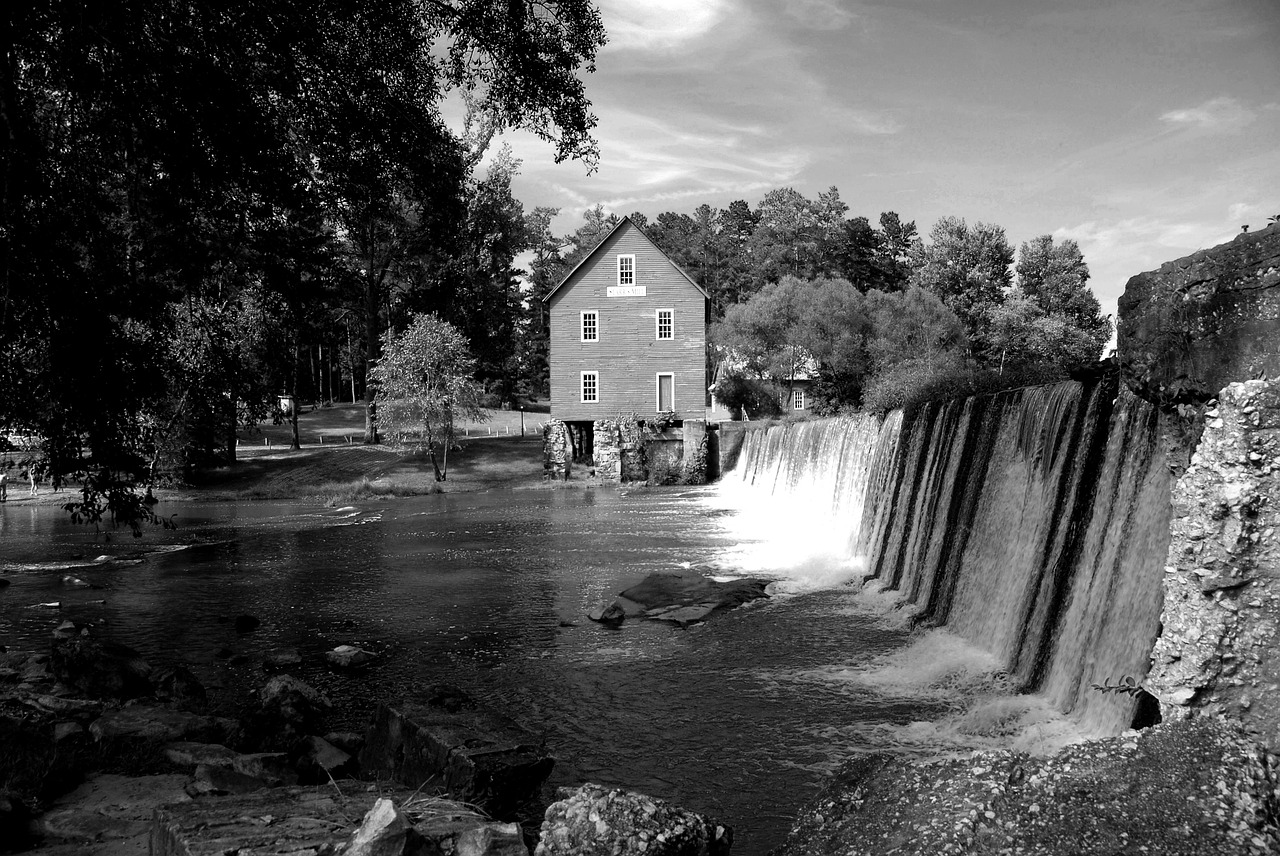 starr's mill  landscape  nature free photo