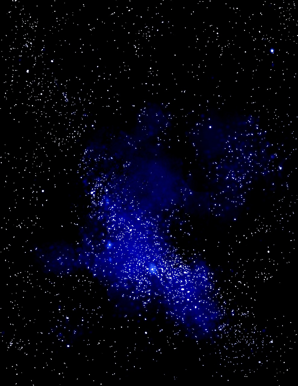 starry sky night nebula free photo