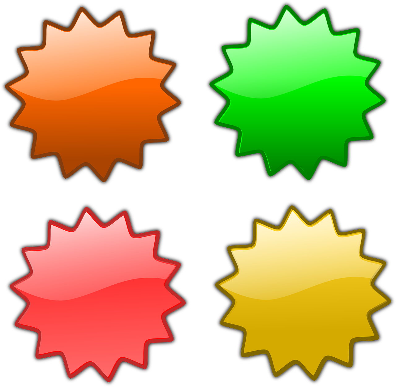 stars badges sticker free photo