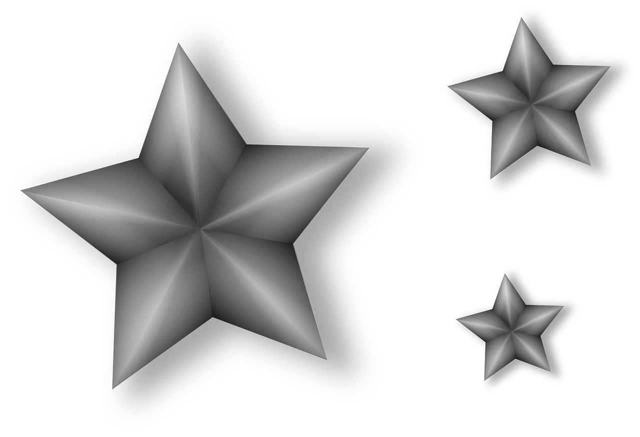 stars nightsky 3d gray free photo