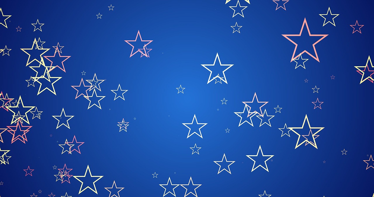 stars starry pattern free photo