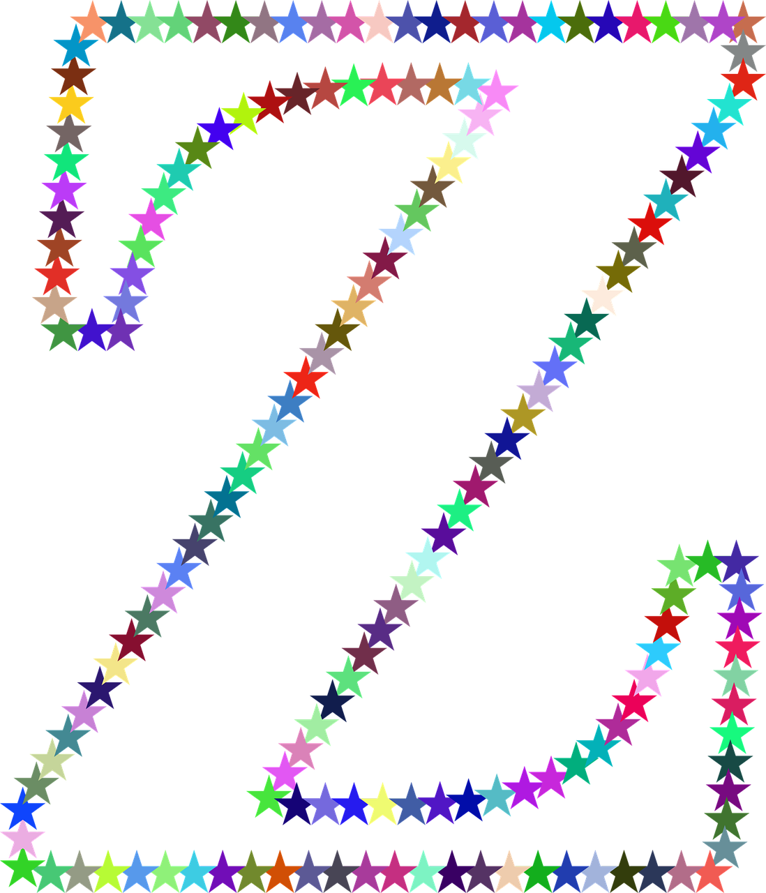 stars colorful prismatic free photo