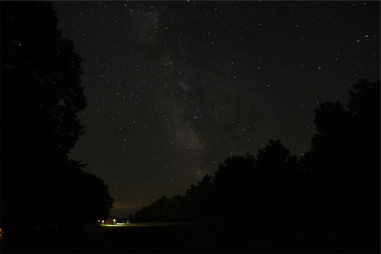 stars night sky free photo