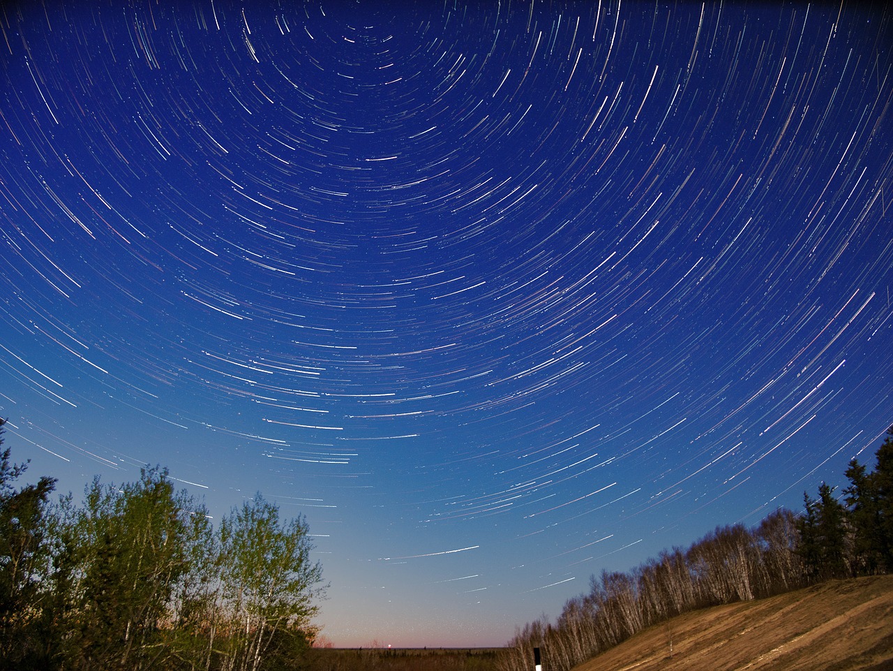 stars star trails night free photo