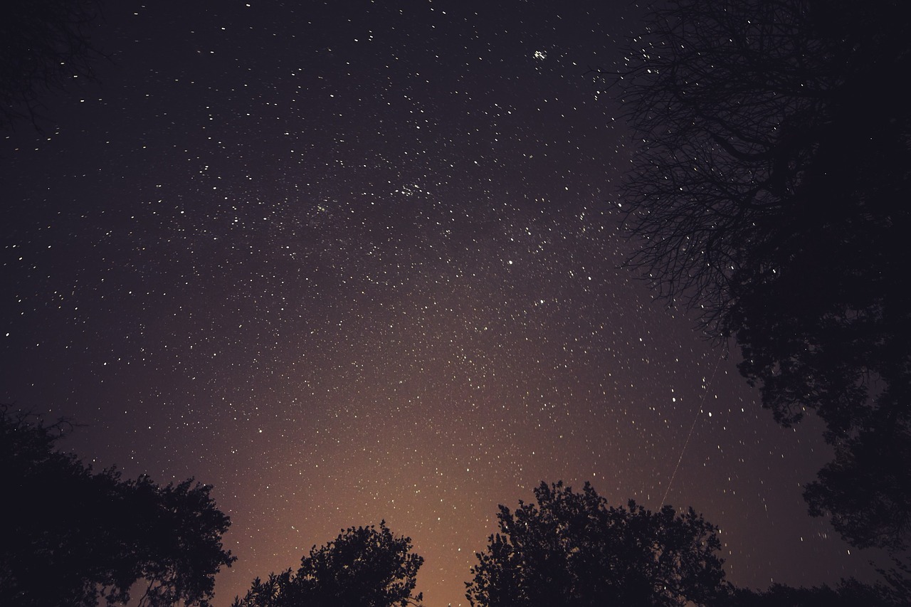 stars night sky free photo