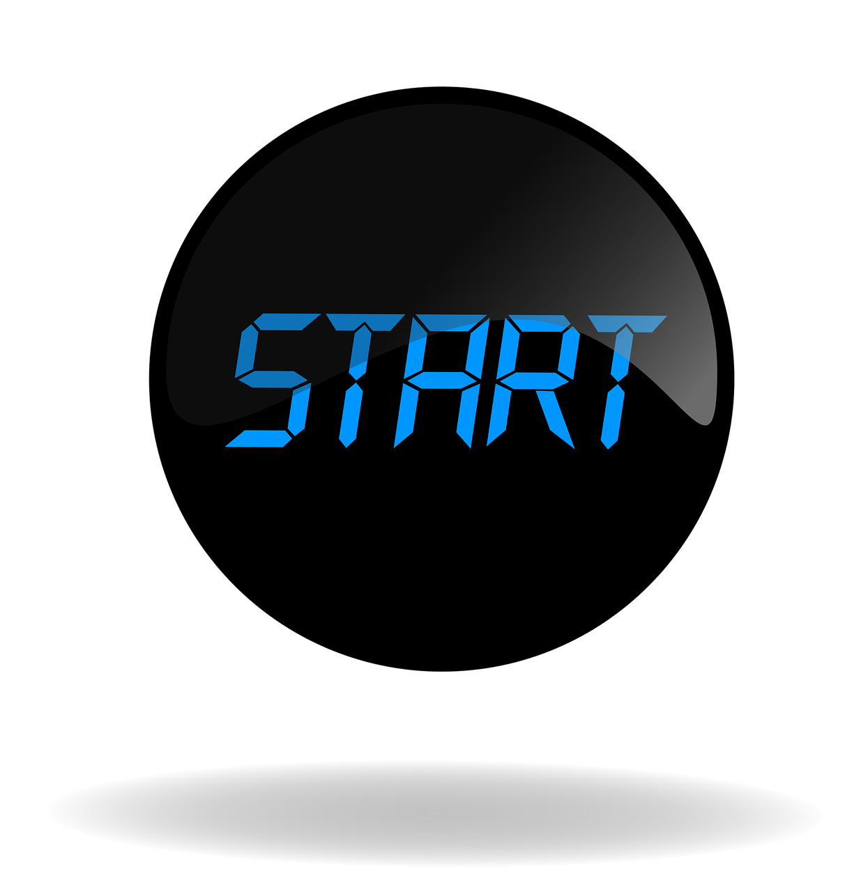 start start black button button free photo