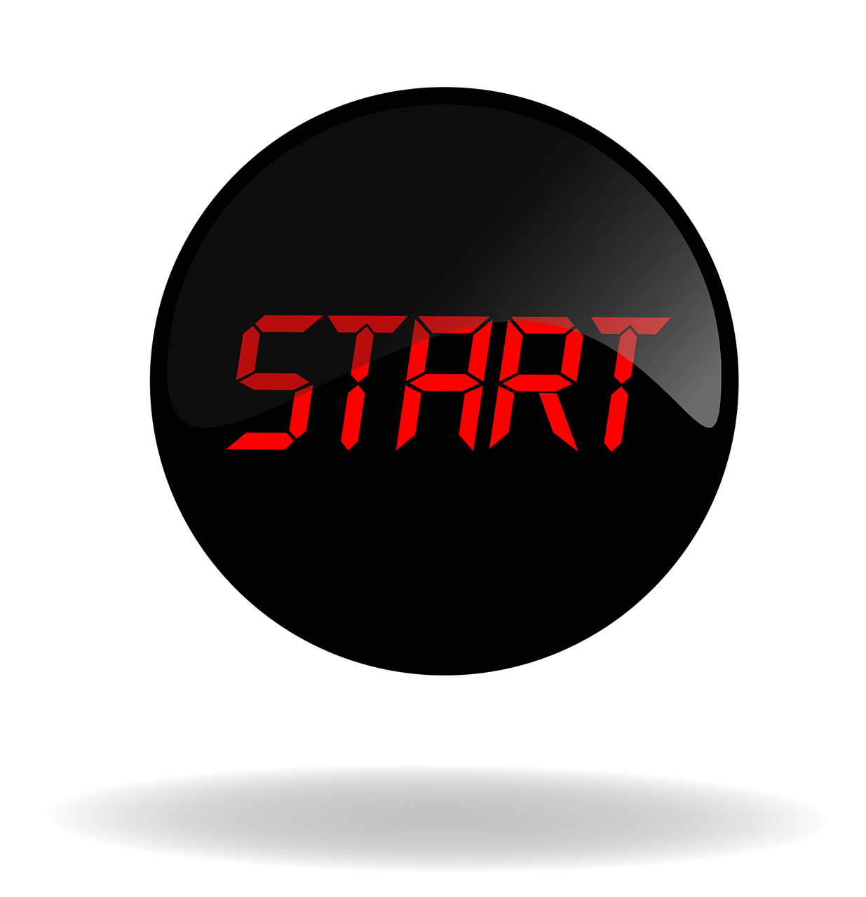start start black button button free photo