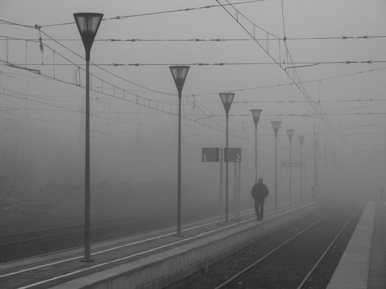 station fog symbol free photo