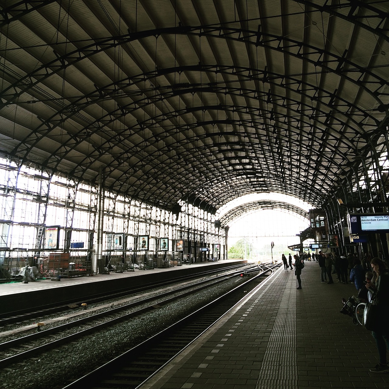 haarlem holland station seasons free photo