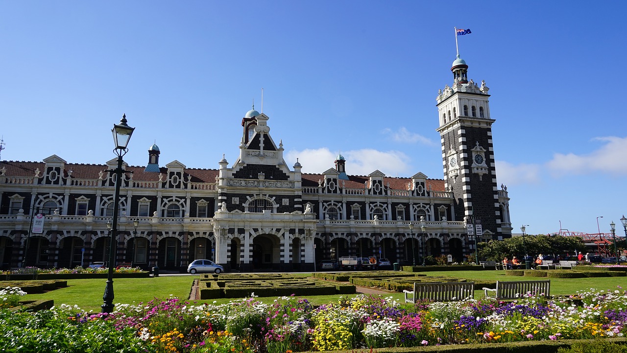 station dunedin station building historically free photo