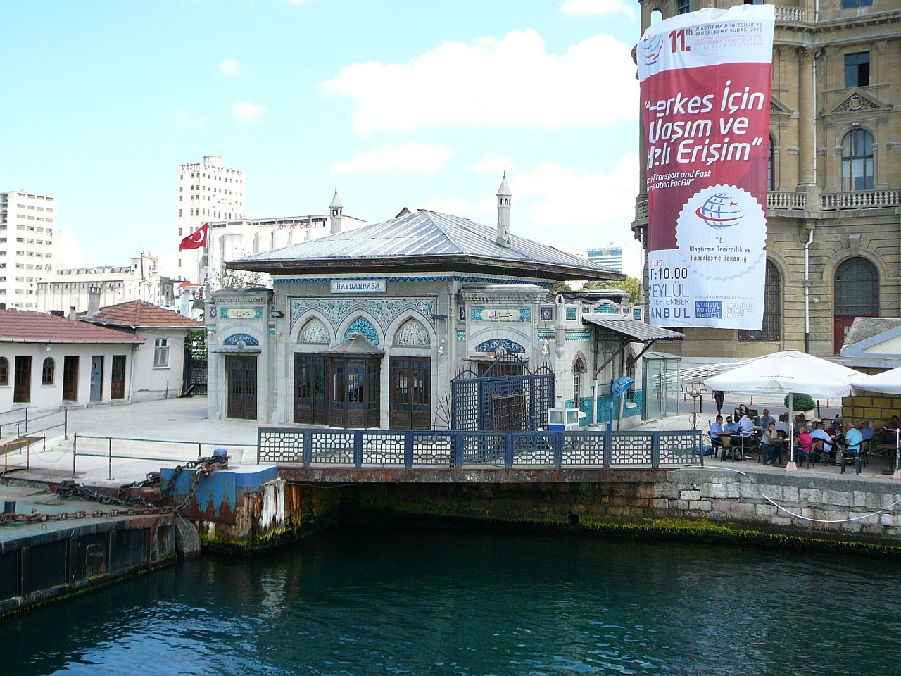 station haider pascha pier istanbul free photo