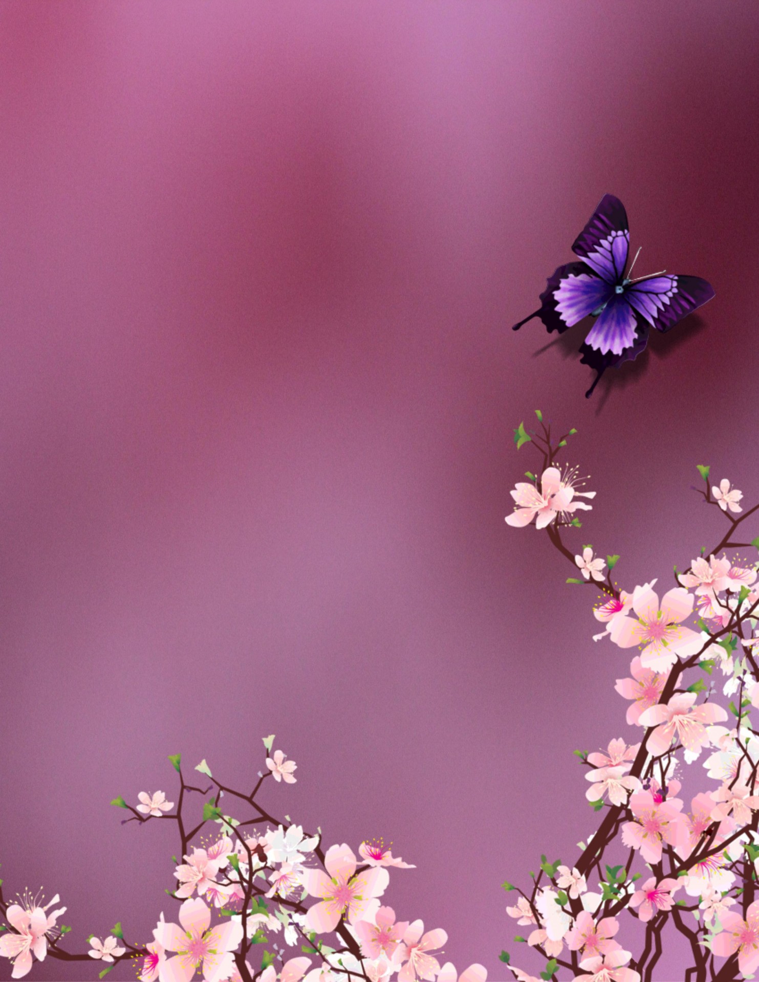 stationery paper flower pink free photo