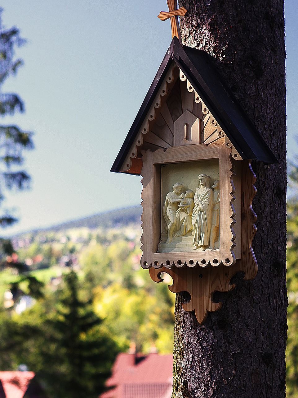 stations of the cross station and relief free photo