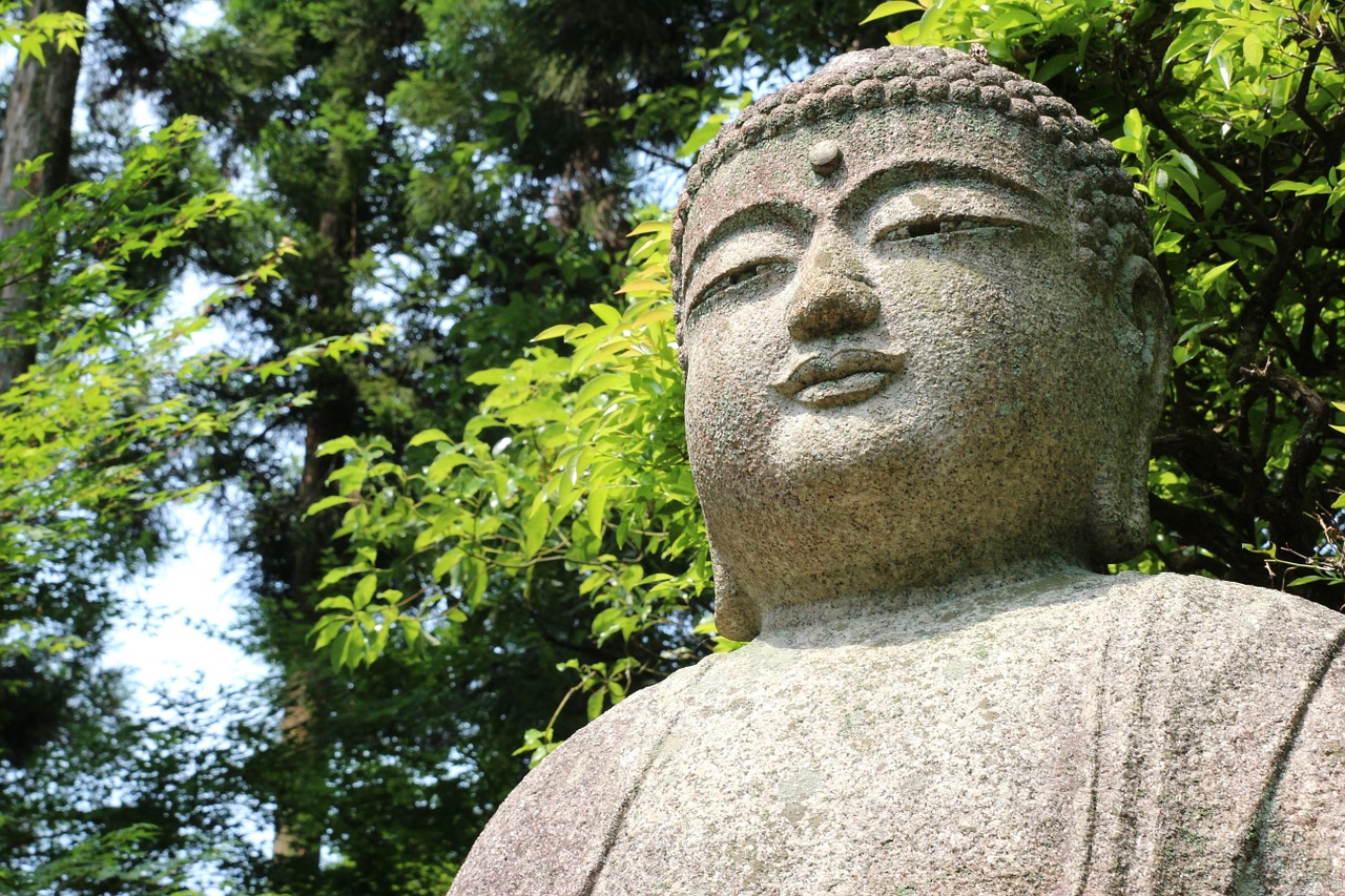 statue buddha religion free photo