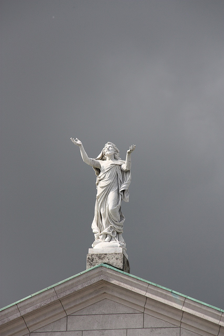 statue holy church free photo