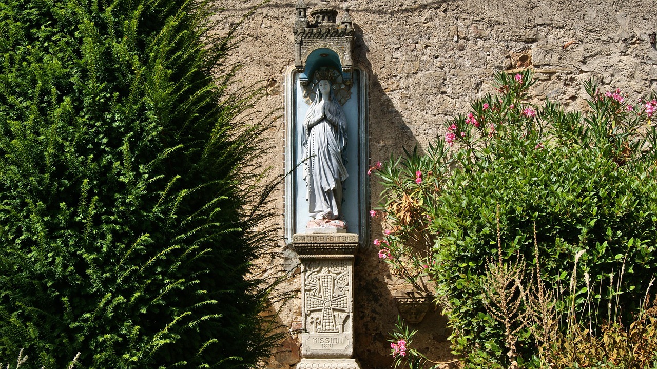 statue mary religion free photo