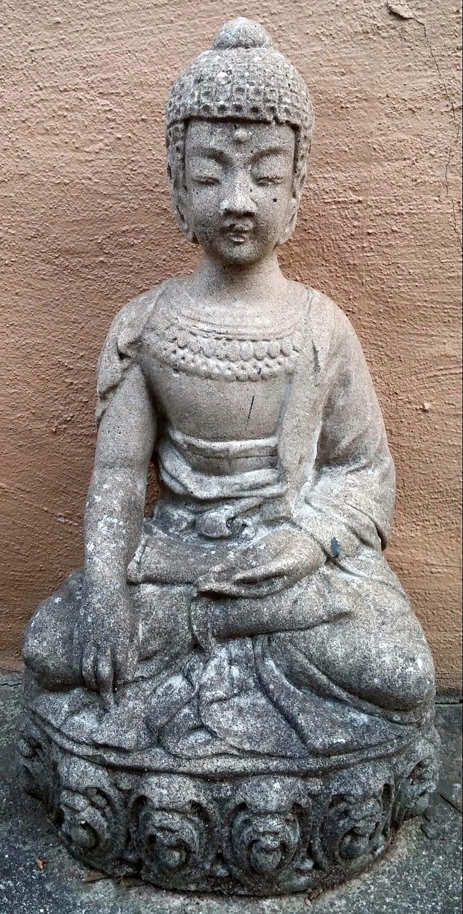 statue buddha religion free photo