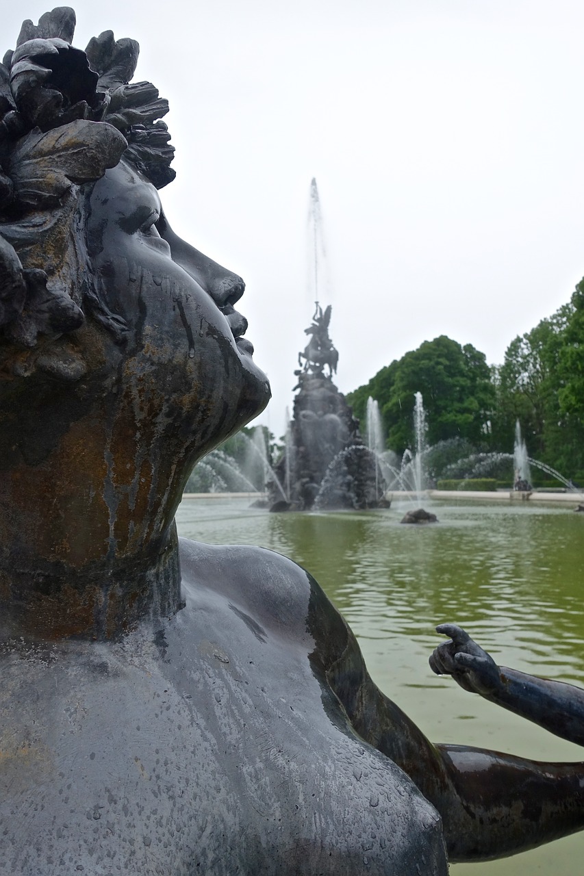 statue marble wet free photo