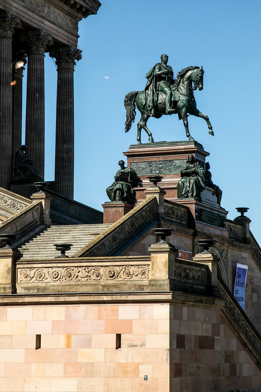 statue museum island berlin free photo