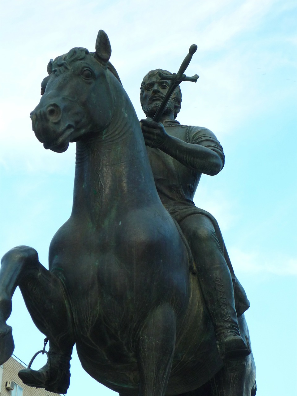 statue equestrian conqueror free photo