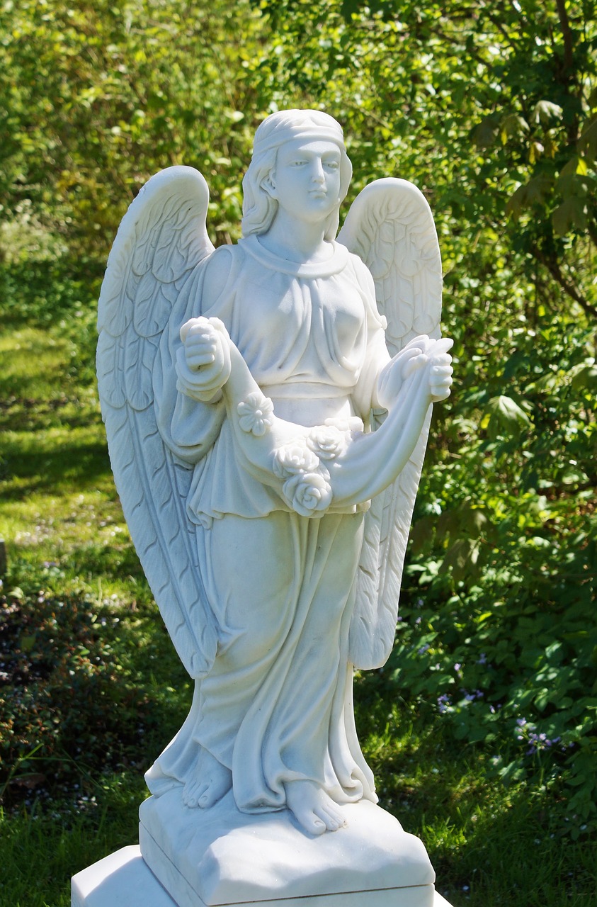 statue angel figure free photo