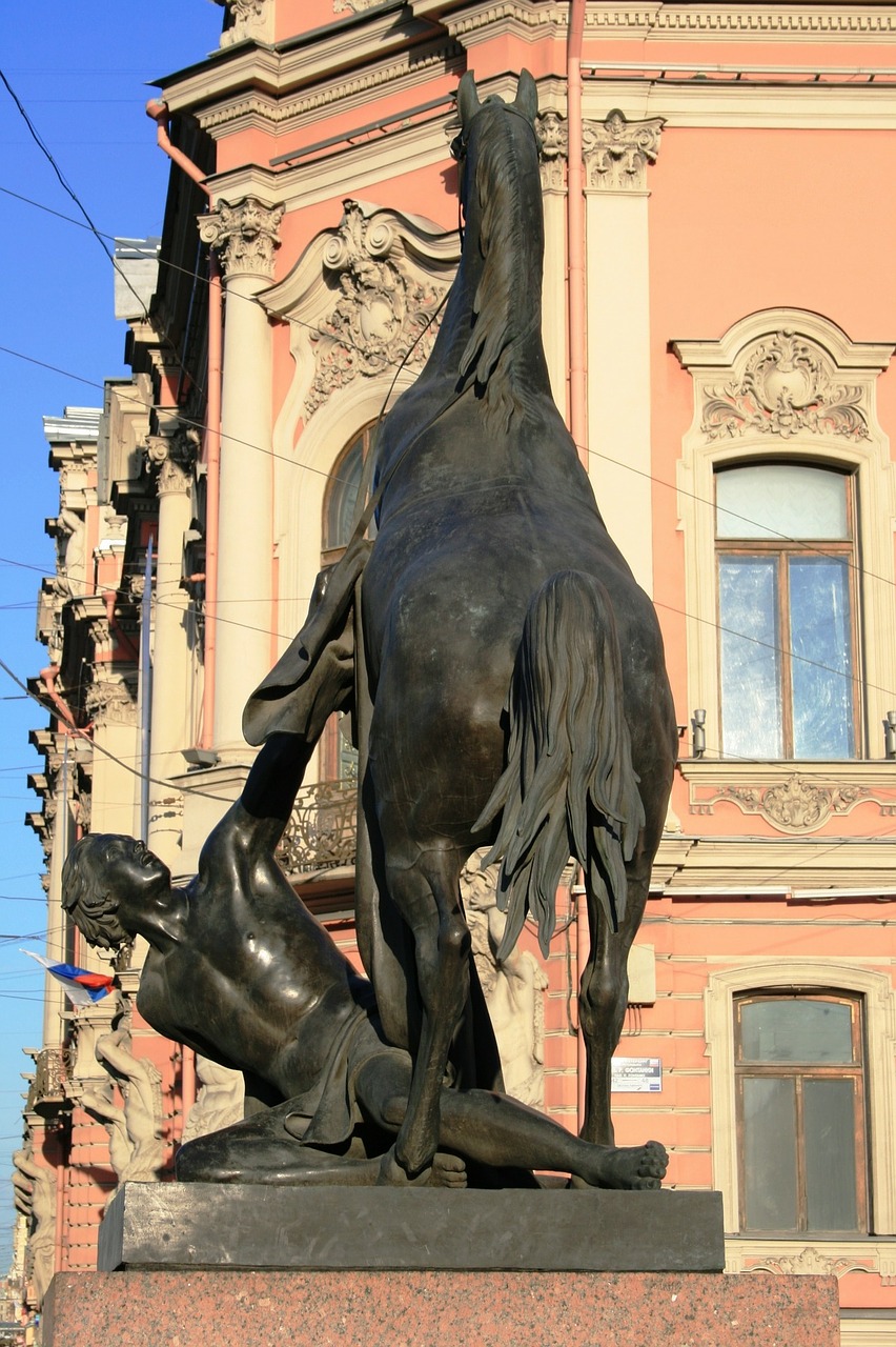 statue bronze horse free photo