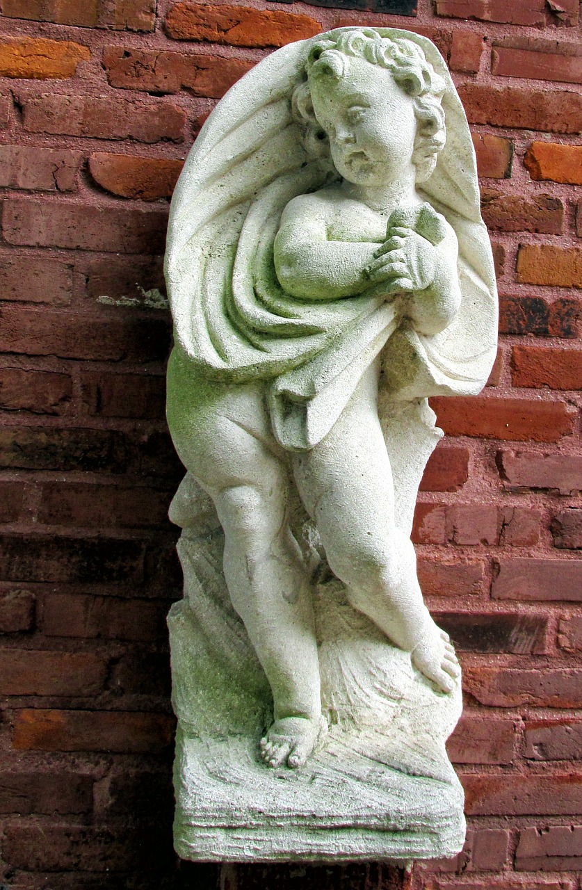 statue child stone free photo